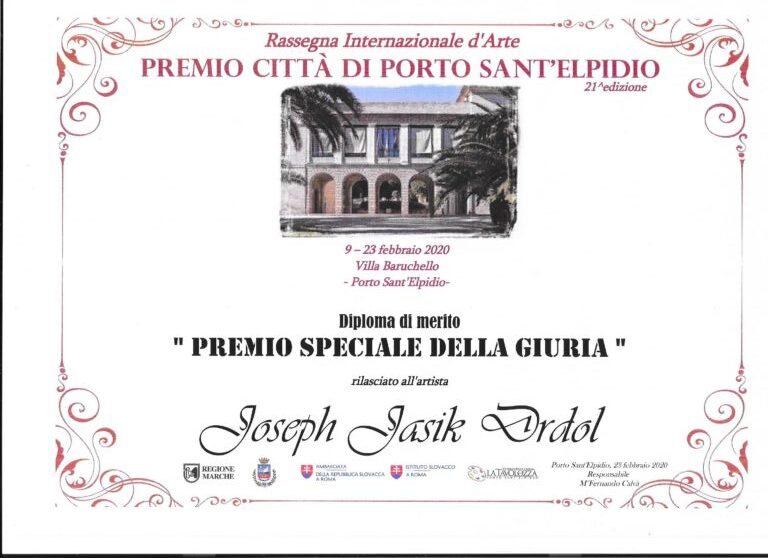 Exhibition in Italy – Special Jury Prize
